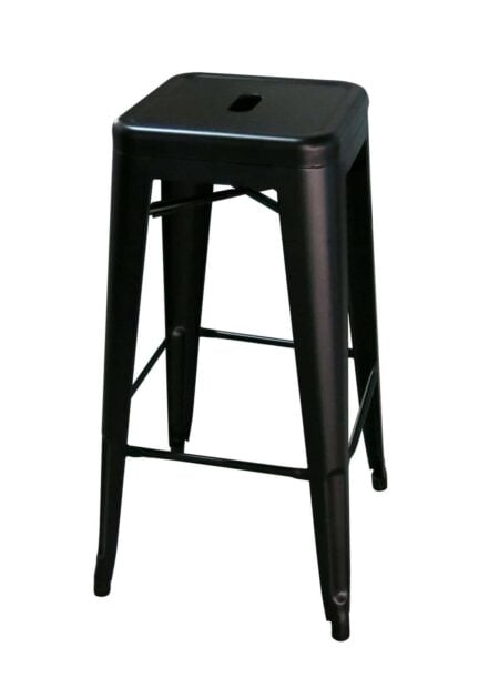 Event rental bar stool BS12 (black)