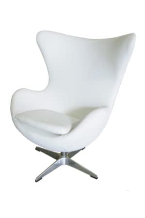 A Replica Egg Chair on a white background.