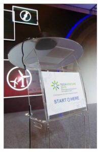 Acrylic Rostrum - Events Partner
