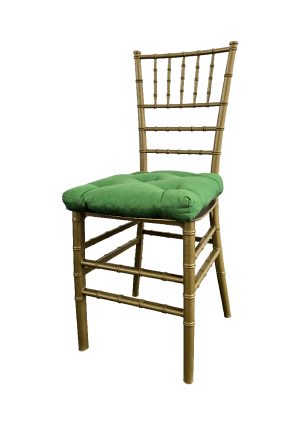 tiffany chair gold button green seat ch7 tgbg