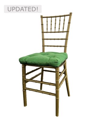 tiffany chair gold button green seat ch7 tgbg