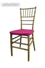 TIFFANY CHAIR GOLD - PURPLE SEAT (CH7 - TGP)