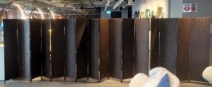 AC20 - DBR FOLDABLE PARTITION DARK BROWN