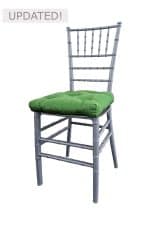 tiffany chair silver button green seat ch7 tsbg