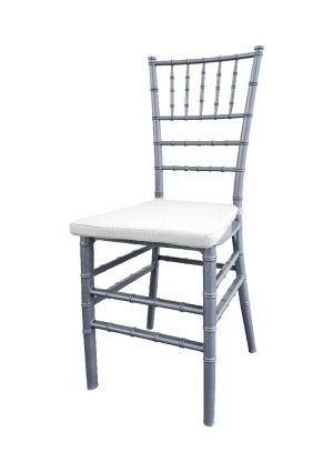 tiffany chair silver white seat ch7 tsw