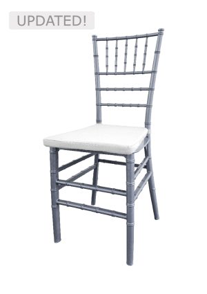 tiffany chair silver white seat ch7 tsw