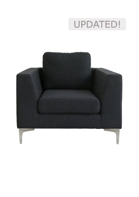 MANHATTAN™ SOFA SINGLE SEATER BLACK