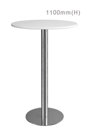 white high table stainless