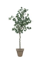 Faux Eucalyptus Tree 160cm In BROWN Planter