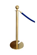 CLASSIC GOLD POLE WITH BLUE ROPE (AC7 - CGBL)