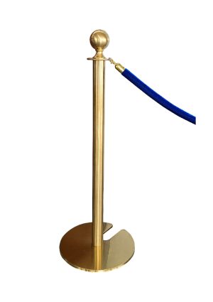 CLASSIC GOLD POLE WITH BLUE ROPE (AC7 - CGBL)