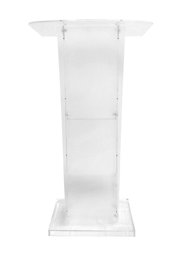 Classic Acrylic Rostrum [1100mmH] - Events Partner