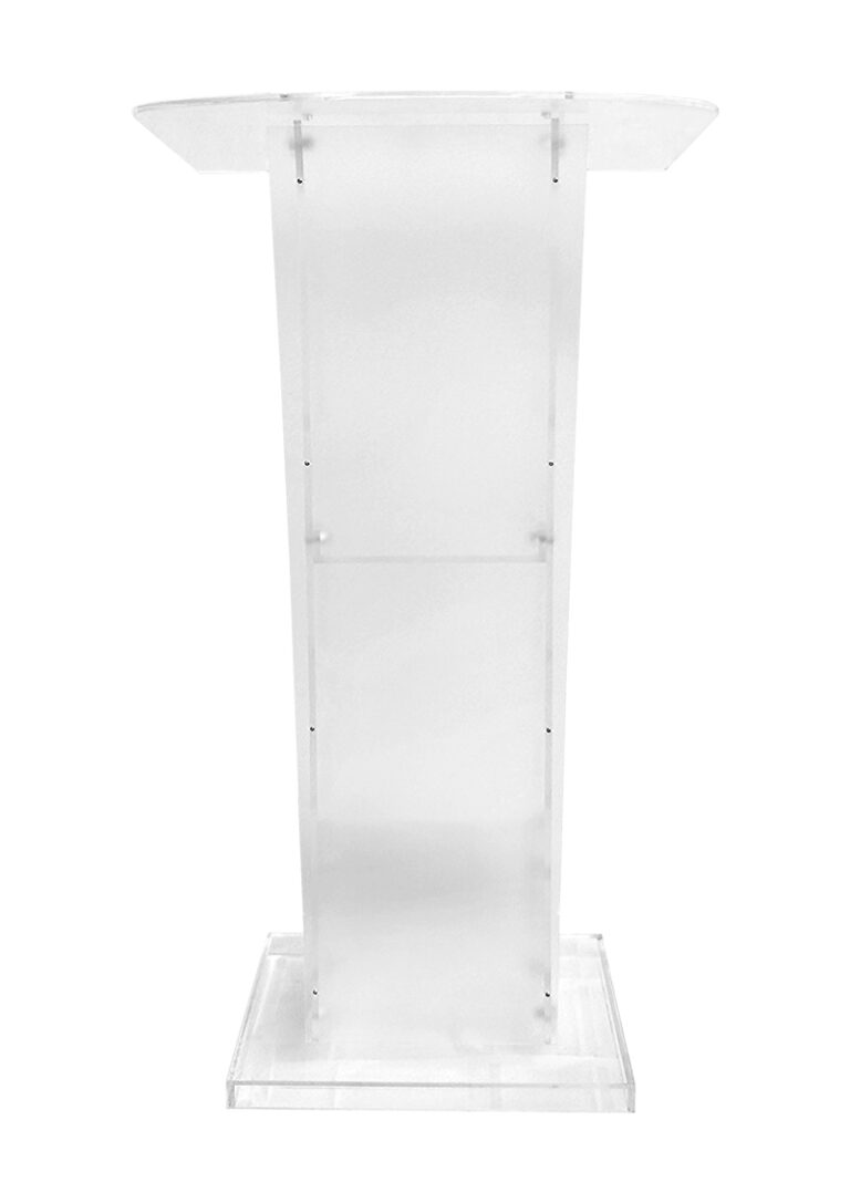 Classic Acrylic Rostrum [1100mmH] - Events Partner