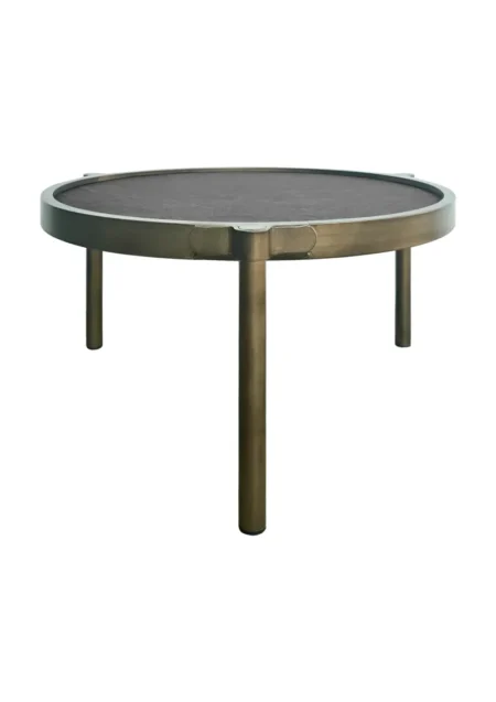 SOLEIL OUTDOOR ROUND COFFEE TABLE (CT21 - M) GRAPHITE BLACK
