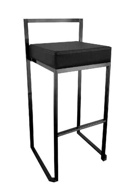 CUBO BAR STOOL BLACK - BLACK