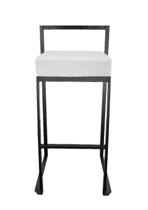 cubo bar stool black white