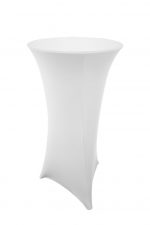 Miura Bar Table with White Spandex