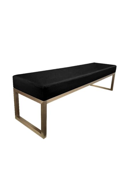 REGAL™ LONG BENCH GOLD - BLACK SEAT OB2 - GB