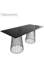 Birdcage Table & Long Top - Black (TB5 - B - LB)