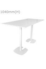 Replica Fin™ Bar Table & Long Top - White