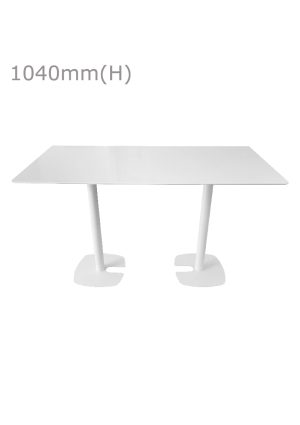 replica fin™ bar table & long top white