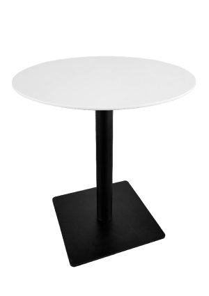 grande table & round top white