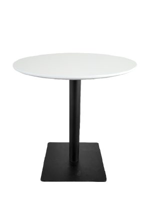 grande table & round top white