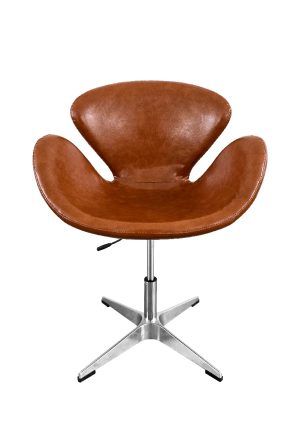 swan chair single seater brown sf13 sbr