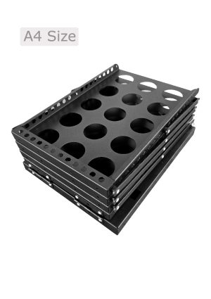 a4 magazine rack black ac6 b