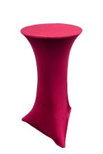 MIURA BAR TABLE WITH RED SPANDEX