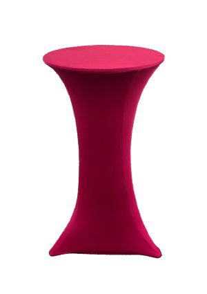 miura bar table with red spandex