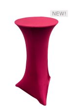 MIURA BAR TABLE WITH RED SPANDEX