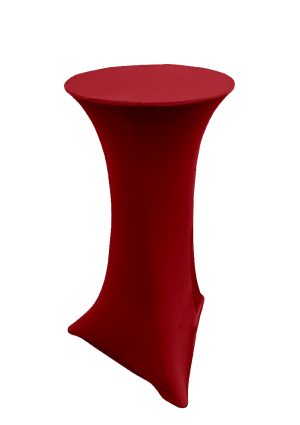 MIURA BAR TABLE WITH RED SPANDEX (BT4 - RS)