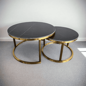 CT25 - GB Royale Coffee Table Set – Stone Black