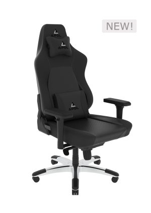 behemoth pu leather gaming chair black ch40 pub