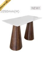 CONIC™ BAR TABLE - LONG TOP - WHITE (BT11 - LW)_PREMIUM