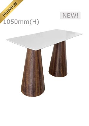 CONIC™ BAR TABLE - LONG TOP - WHITE (BT11 - LW)_PREMIUM