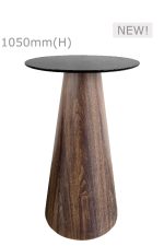 CONIC BAR TABLE™ & ROUND TOP - BLACK (BT11 - RB)