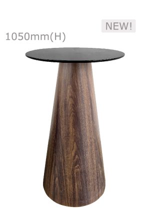 conic bar table™ & round top black bt11 rb