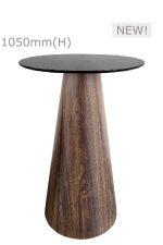 CONIC BAR TABLE™ & ROUND TOP - BLACK (BT11 - RB)