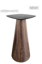 CONIC BAR TABLE™ & SQUARISH TOP - BLACK (BT11 - SB)