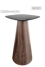 CONIC BAR TABLE™ & SQUARISH TOP - BLACK (BT11 - SB)