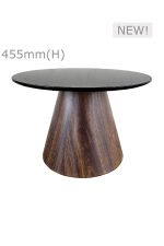 CONIC COFFEE TABLE™ - ROUND TOP - BLACK (CT28 - RB)