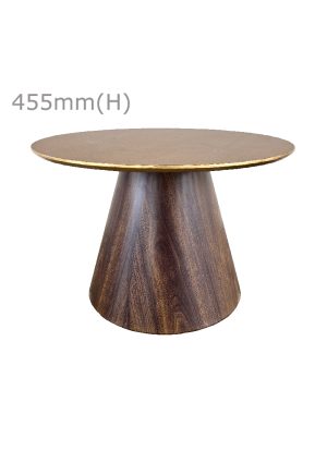 conic coffee table™ round top gold ct28 rg