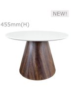 CONIC COFFEE TABLE™ - ROUND TOP - WHITE (CT28 - RW)