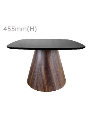 conic coffee table™ squarish top black ct28 sb