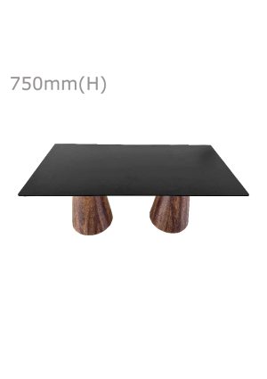 conic meeting table™ & long top black tb2 lb