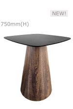 CONIC MEETING TABLE™ - SQUARISH TOP - BLACK (TB2 - SB)