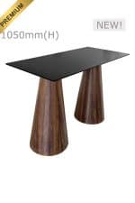 CONIC™ BAR TABLE - LONG TOP - BLACK (BT11 - LB)_PREMIUM