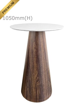 CONIC™ BAR TABLE - ROUND TOP - WHITE (BT11 - RW)_PREMIUM